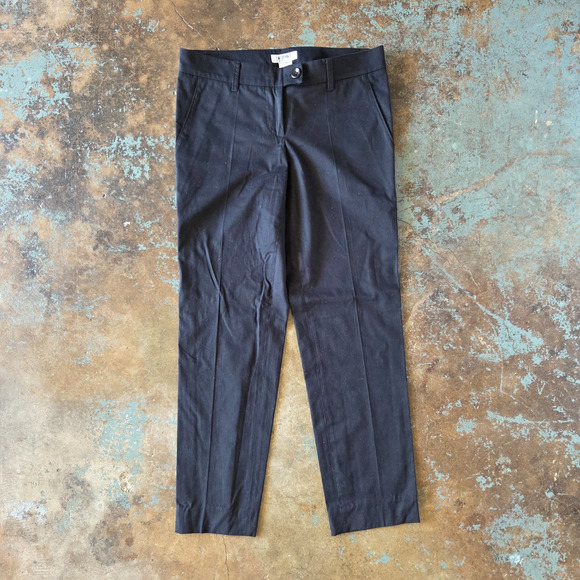 Moschino Cheap and Chic Black Ankle Pants Size 6 Classic Twill - Picture 1 of 6